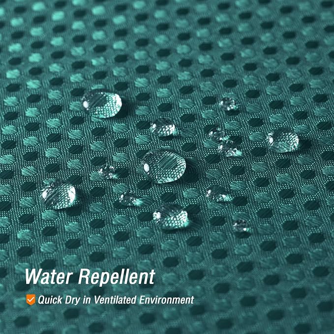 Seaweed Green Fabric Shower Curtain, 72 X 72 | Cloth-Textured Shower Curtain for Bathroom - Soft Cloth & Hotel Spa Luxury, Water Repellent, Machine Washable