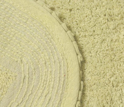 Home Weavers Radiant Collection 100% Cotton Bathroom Rugs Set, Machine Washable Rug, Extra Soft and Absorbent Bath Rug, Kitchen Mat, Bath Mat Set, Bath Floor Mat Non Slip, 24"x40" Rectangle, Green