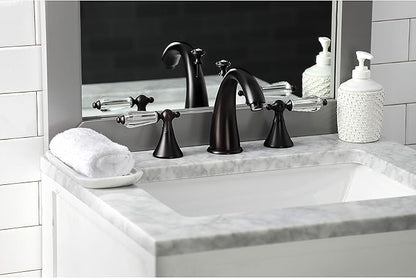 Aqua Eden KS2975WLL 8 in. Widespread Bathroom Faucet, Oil Rubbed Bronze