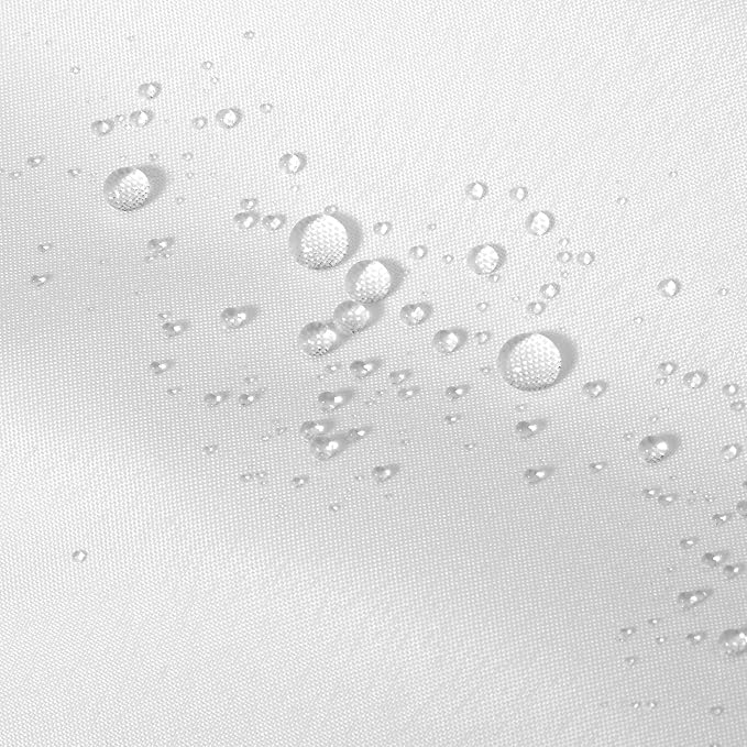 ALYVIA SPRING Extra Long Waterproof Fabric Shower Curtain Liner White 72x84 | 2 Magnets, Soft Cloth & Hotel Quality, Machine Washable, Light-Weight, Extra Long Size