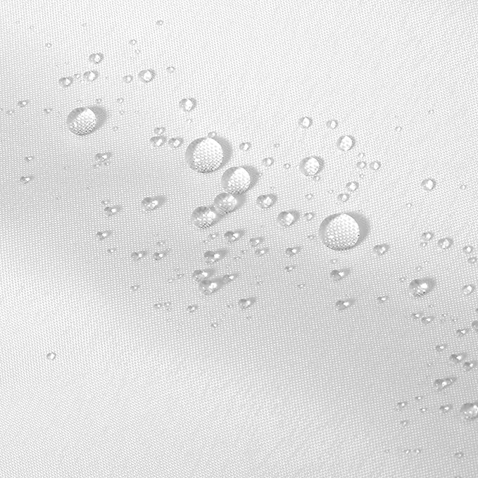 ALYVIA SPRING 72x76 Long Waterproof Fabric Shower Curtain or Liner White | 2 Magnets, Soft Cloth & Hotel Quality, Machine Washable, Light-Weight, Long Size
