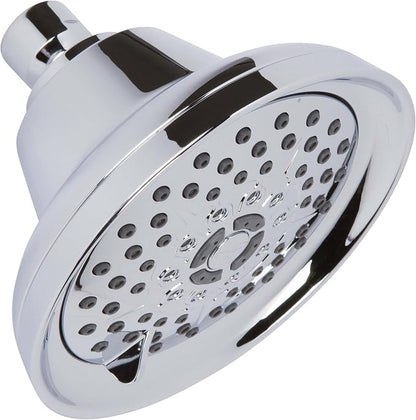 Aqua Elegante Massage Shower Head With Mist - 1.8 GPM - Polished Chrome | High Pressure Boosting, 6 Function Adjustable Massaging Rainfall Showerhead For Low Flow Baths With Water Saving Nozzles