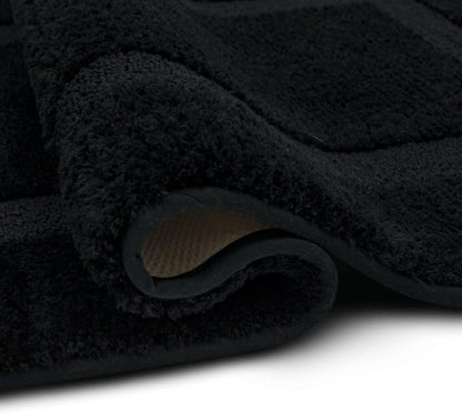 Mohawk Home Prestige Casual Solid Black 2' X 3' 4" Bath Mat Perfect for Bathroom