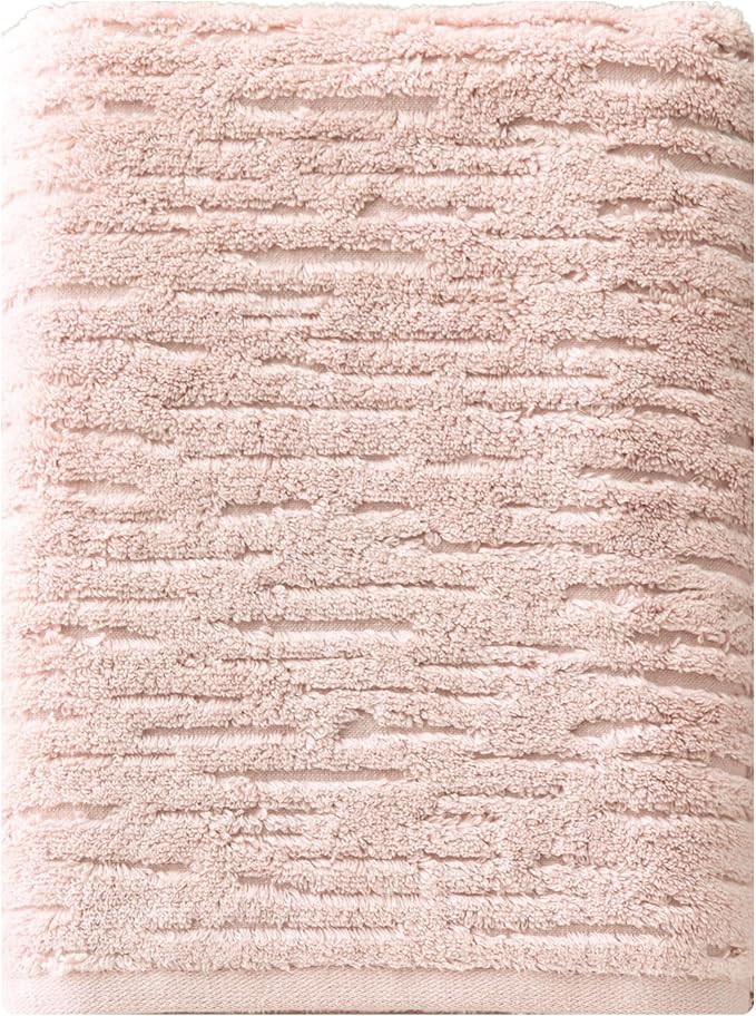 SKL Home CloudSoft Bath Towel, 100% Cotton Luxury, Blush Pink | Premium spa-level quality. 600 GSM weight. Ultra plush & absorbent.