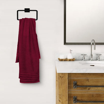 Avalon Towels Bath Towels Set of 4, Size 30 x 60 Inches - 60% Cotton, 40% Viscose Made from Bamboo, Soft and Absorbent, Thin and Quick Drying, Lightweight, Perfect for Daily Use