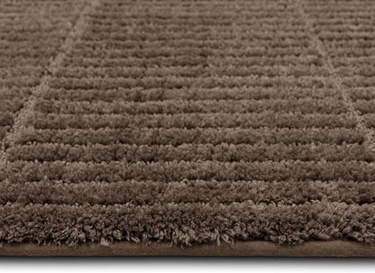 Mohawk Home Sanctuary Casual Solid Dark Brown 1' 5" X 2' Bath Mat Perfect for Bathroom