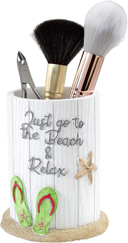 Avanti Linens - Tumbler, Countertop Cup for Bathroom or Kitchen, Beach Inspired Bathroom Decor (Beach Mode Collection)