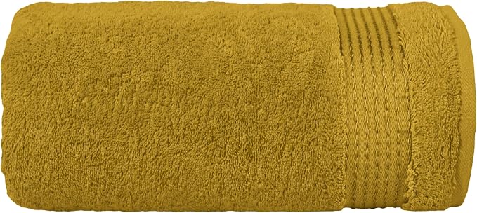 Elegant Comfort Premium Super Soft Highly Absorbent 1 Piece Oversized Bath Sheet - 40" x 80" inch, Luxurious Hotel Spa Quality 100% Turkish Cotton Extra Large Bath Towels for Adults, Gold