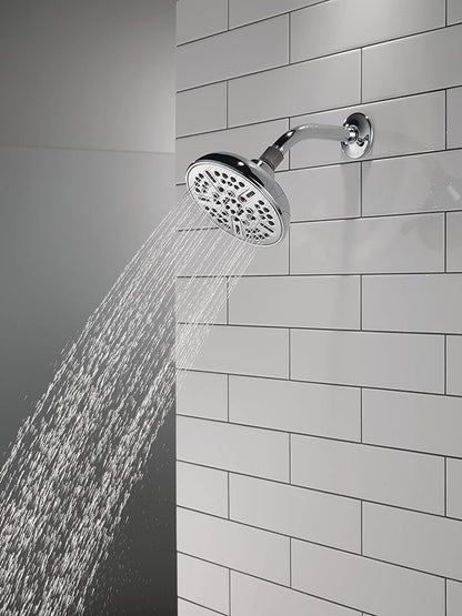 Delta Faucet 8-Spray Touch-Clean Chrome Shower Head, Delta Shower Heads, Showerhead, Shower Head Chrome, 2.5 GPM Water Flow, Chrome 75898