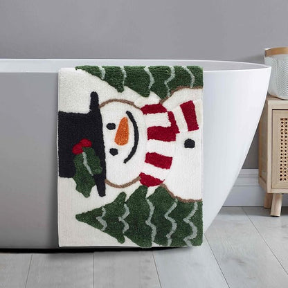 Avanti Linens - Christmas Bathroom Rug 20x30, Soft, Non-Slip & Absorbent | Christmas Design, Soft & Absorbent, Non-Slip Backing, Machine Washable, Holiday Bathroom Décor