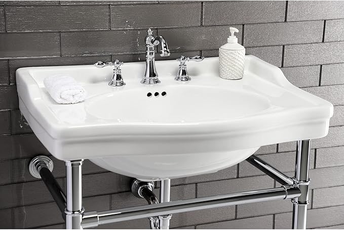 Kingston Brass FSC1976ACL American Classic Widespread Lavatory Faucet, 5-5/16" Spout Reach, Naples Bronze