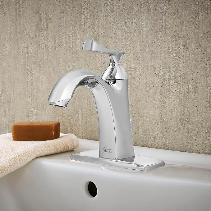 American Standard 7413101.002 Chatfield Single Hole Single-Handle Bathroom Faucet, 1.2 GPM, Chrome