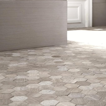 MSI Honeycomb Hexagon Natural Marble Tile for Kitchen Backsplash, Wall Tile for Bathroom, Floor Tile, Accent Wall Tile, and Shower Wall