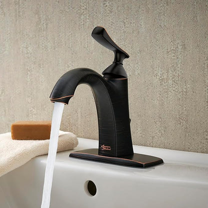 American Standard 7413101.278 Chatfield Single Hole Single-Handle Bathroom Faucet, 1.2 GPM, Legacy Bronze (Oil Rubbed)