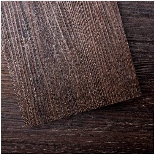 Art3d 36-Pack Wood Texture Peel and Stick Vinyl Flooring Tiles, Brown Stone | 18 & 54 sq.ft Options, Rigid Surface Hard Core, Waterproof, Self-Adhesive, Impact Resistant, Fit Indoor Household Spaces