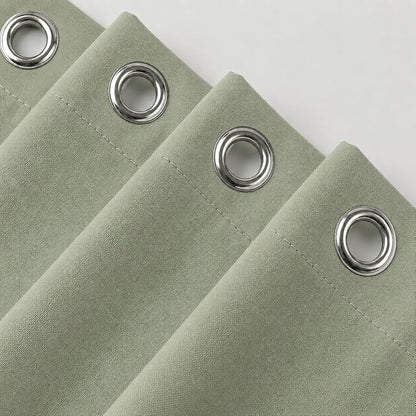 Waterproof Fabric Shower Curtain Liner, TPU Coated, PEVA-Free & Odorless, Hotel Quality, 3 Magnets, Rust-Proof Metal Grommets, Machine Washable, Sage Green, 72x72 Inch