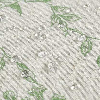 HOMEIDEAS Green Floral Shower Curtain 72x72 Inch | Fresh Farmhouse Bathroom Decor,Waterproof and Machine Washable Fabric,Polyester with 12 Hooks