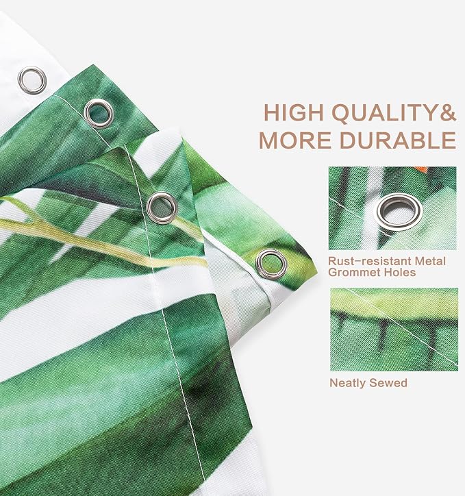 Shower Curtain Hummingbird, Spring Flowers Shower Curatin Plants Floral Waterproof Polyester Quick-Drying shower curtain Set for Bathroom 72x72 with 12 Hooks, Machine Washable barh Curtains