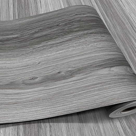 Woodgrain Vinyl Floor Roll, 11.8" x 394", Quick‑Apply Peel & Stick | Cover 32.29 Sq,ft, Soft wood‑look finish, Non‑slip texture, Long rolls reduce seams, Low‑maintenance surface, Easy to cut