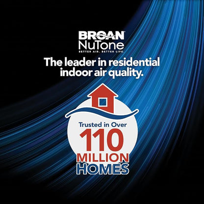 EVOLVE Premium Bathroom Exhaust Fan w/Continuous Run, 50-80-110 Selectable CFM
