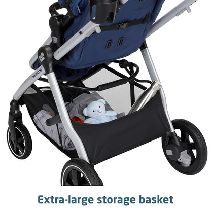 Maxi-Cosi Zelia 2 Luxe 5-in-1 Modular Travel System, New Hope Navy