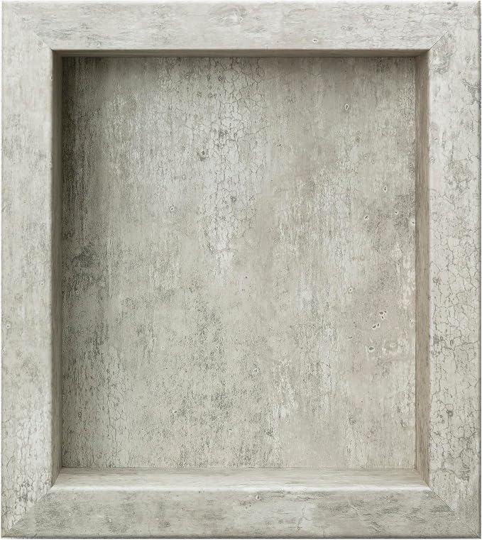 Palisade 17.5 in x 15.5 in Vinyl Shower Niche Wind Gust/Urban Coast | Waterproof Shower Insert