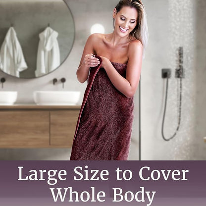 Lavish Home 8PC Bathroom Towels Set - 575GSM 100% Cotton Bathroom Essentials with 2 Bath Towels, 2 Hand Cloths, 2 Wash Cloths, and 2 Fingertip Fabric for Shower, Gym, Dorm and Spa (Burgundy)