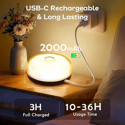 Rechargeable Shower Light for Inside Shower, 15 Color Changing Waterproof Shower Light with Remote Timer Dimmable , Wireless LED Mood Lighting for Shower Bathroom Closet Bedroom,Livingroom,4 Pack