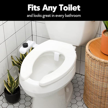 Modern Bidet Attachment for Toilet With Adjustable Water Pressure And Female-Friendly Wash and Rear Wash - Fresh Water Sprayer Bidet - Self-Cleaning and Non-Electric - Easy to Install & BPA Free