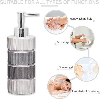 Popular Bath Modern LINE, Lotion Pump, Grey