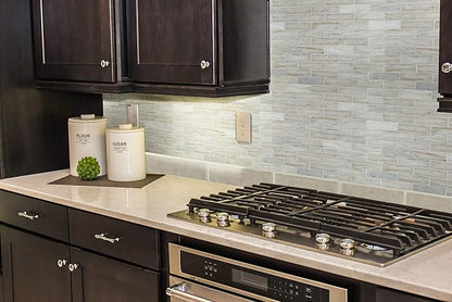 MSI Urbano Warm Concrete 4 in. x 12 in. Glossy Bullnose Ceramic Subway Tile for Bathroom, Kitchen Backsplash, Accent Wall, and Shower Wall