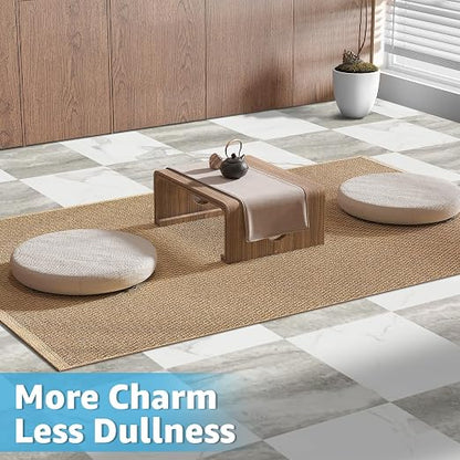 Art3d 30-Pack Peel and Stick Vinyl Floor Tiles, White & Beige Marble | 15 Tiles per Color, 12" x 12" Single Tile, Anti-Slip, Waterproof, Ideal for Kitchen, Bathroom, Living Room, Bedroom
