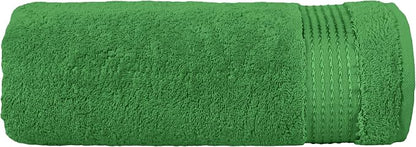 Elegant Comfort Premium Turkish Cotton 1 Piece Jumbo Bath Towel - 35 x 70 inch, Luxurious Hotel Spa Quality 100% Turkish Cotton Large Bath Towel - Highly Absorbent - Soft Bathroom Towel, Emerald Green