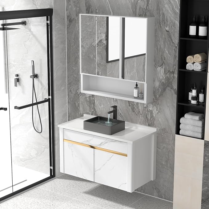 16"x12" Bathroom Vessel Sink Rectangular - Gunmetal Black NANO-PVD, 16 Gauge 304 Stainless Steel, Above Counter Rectangle Modern Vanity Lavatory Bath Sink Basin