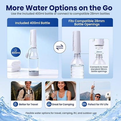 Portable Bidet for Travel, 400ml Rechargeable Electric Bidet Sprayer