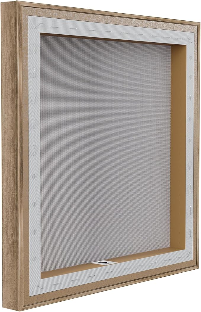 Blue Floral Bathroom Relax Scene, 24 x 24 Inch Canvas in Floater Frame | Stupell Industries · By Kim Allen · Ready to hang · Perfect for bath or laundry decor · Made in USA