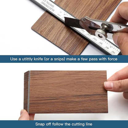 Yipscazo Peel and Stick backsplash 3 x 6 Inches 3D PVC Composite Wall Tile Stick on Backsplash Tile for Kitchen Bathroom, Laundry Room, Fireplace(Brown Wood Grain, 160 Pieces)