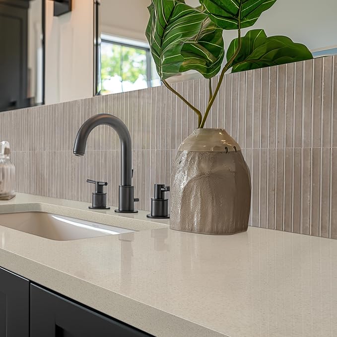 MSI Marino Silken Fog Glossy Porcelain Fluted Wall Tile for Bathroom, Kitchen Backsplash, Accent Wall Tile, and Shower Wall Tile, Sample Tile