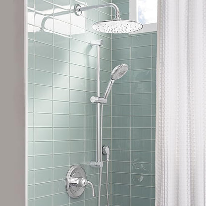 American Standard 9038001.002 Spectra Water Saving Rain Shower Head 11-inch 1.8 GPM, Polished Chrome