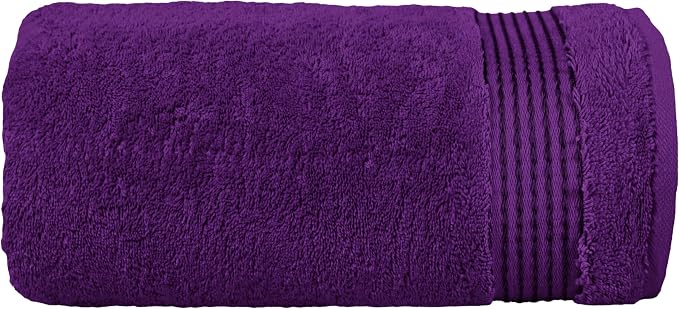 Elegant Comfort Premium Super Soft Highly Absorbent 1 Piece Oversized Bath Sheet - 40" x 80" inch, Luxurious Hotel Spa Quality 100% Turkish Cotton Extra Large Bath Towels for Adults, Purple