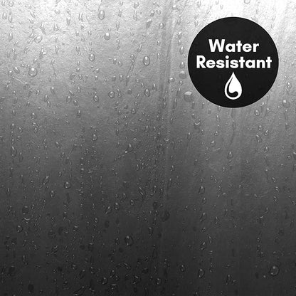 Americanflat 71x74 Grey Ombre Shower Curtain - Water-Resistant Long Shower Curtain with Durable Metal Grommets and 12 Hooks - 100% Polyester