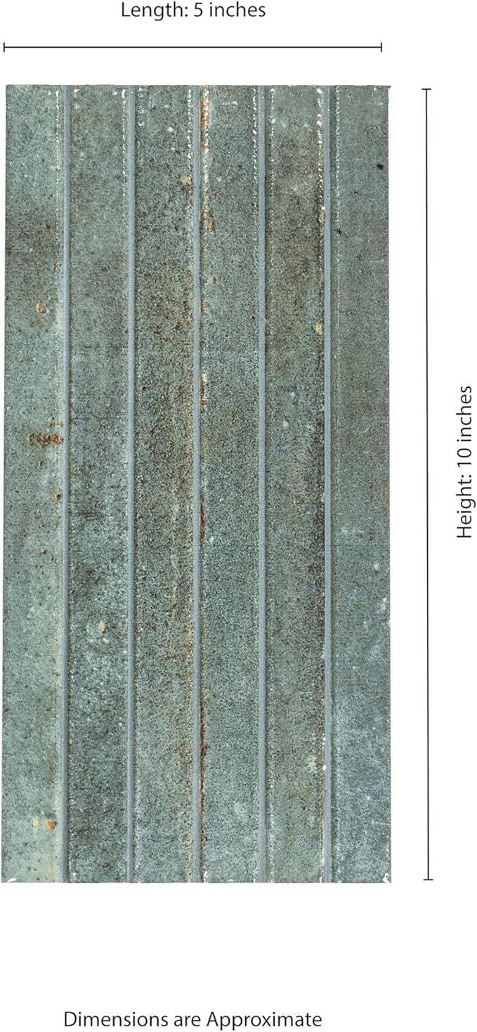 MSI Marino Jade Mist Glossy Porcelain Fluted Wall Tile for Bathroom, Kitchen Backsplash, Accent Wall Tile, and Shower Wall Tile, Sample Tile