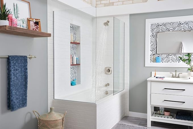 Peerless PTT14435-BN Parkwood Tub Shower Trim kit Tub & Shower, Brushed Nickel