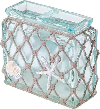 Avanti Linens - Toothbrush Holder, Coastal Home Decor, Seaglass