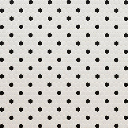 MSI Adelaide White Hexagon Matte Porcelain Floor and Wall Tile Tile for Kitchen Backsplash, Bathroom, Accent Wall Tile, and Shower Wall Tile, Sample