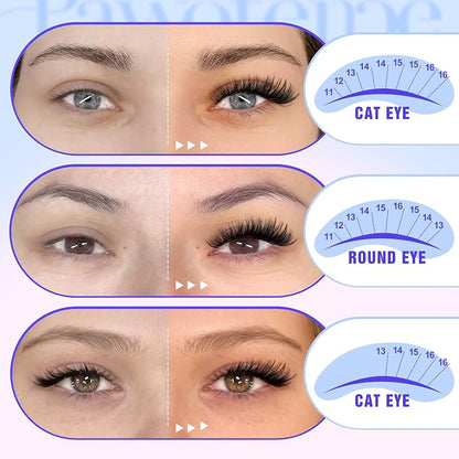 Lash Clusters 480pcs Individual Lashes 30D 40D Cluster Eyelash Extensions Eyelash Clusters Lash Extensions for Self Application (30D&40D, 0.07D, 11-16mm Valuable Pack)