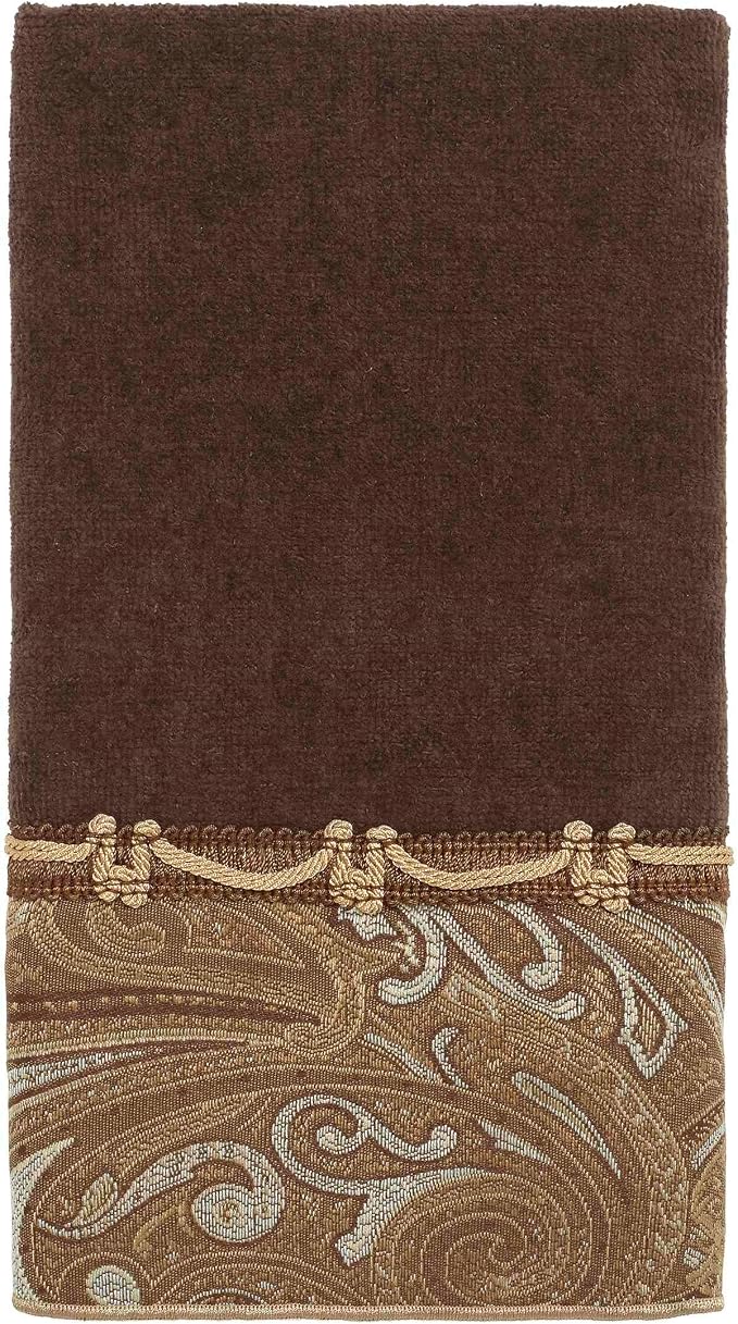 Avanti Linens Bradford Fingertip Towel, Java