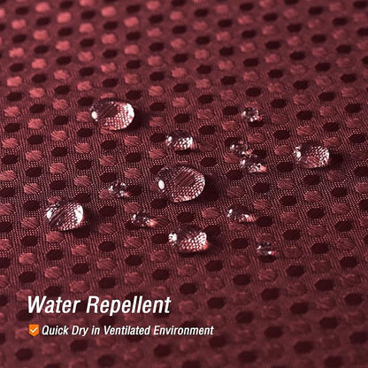 Burgundy Fabric Shower Curtain, 72 X 72 | Cloth-Textured Shower Curtain for Bathroom - Soft Cloth & Hotel Spa Luxury, Water Repellent, Machine Washable