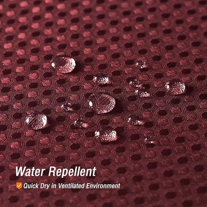 Small Stall Burgundy Fabric Shower Curtain, 36 x 72 | Narrow Half Cloth-Textured Shower Curtain for Bathroom, Water Repellent, Machine Washable