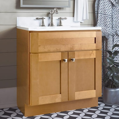 Design House Brookings Bathroom Vanity, 30", Modern Birch | Freestanding, Contemporary/Modern, Wood, Bath, 214544